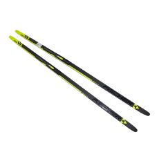 Беговые лыжи Fischer Aerolite Skate 90 Med без насечек, черный/желтый, 171 см