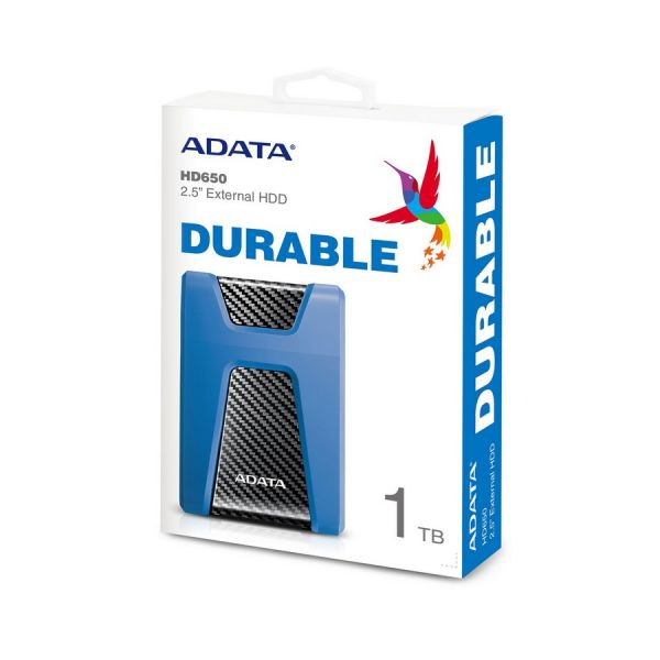 Внешний жесткий диск ADATA HD650 2Тб синий